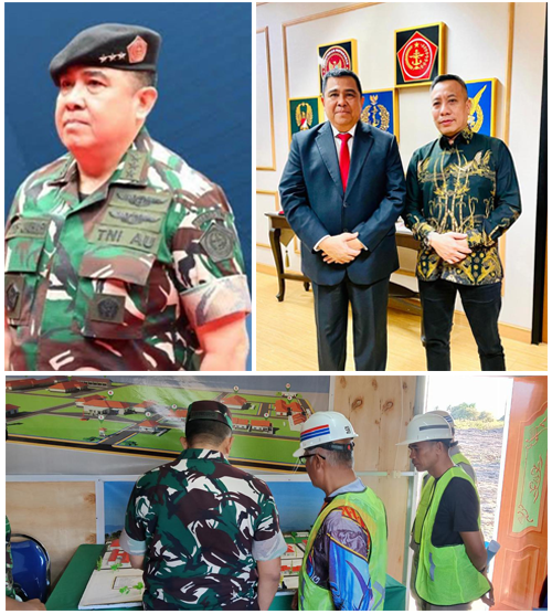 Yusunandar Adi Purwanto silaturahmi dan koordinasi pembangunan dengan Bapak Marsekal Madya TNI Yusuf Jauhari