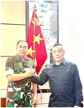 Yusunandar Adi Purwanto Silaturahmi dengan ASLOG MABES TNI Bapak Mayor Jenderal TNI Rudi Puruwito